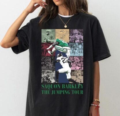 Saquon Barkley The Jumping Tour Vintage 90s Shirt