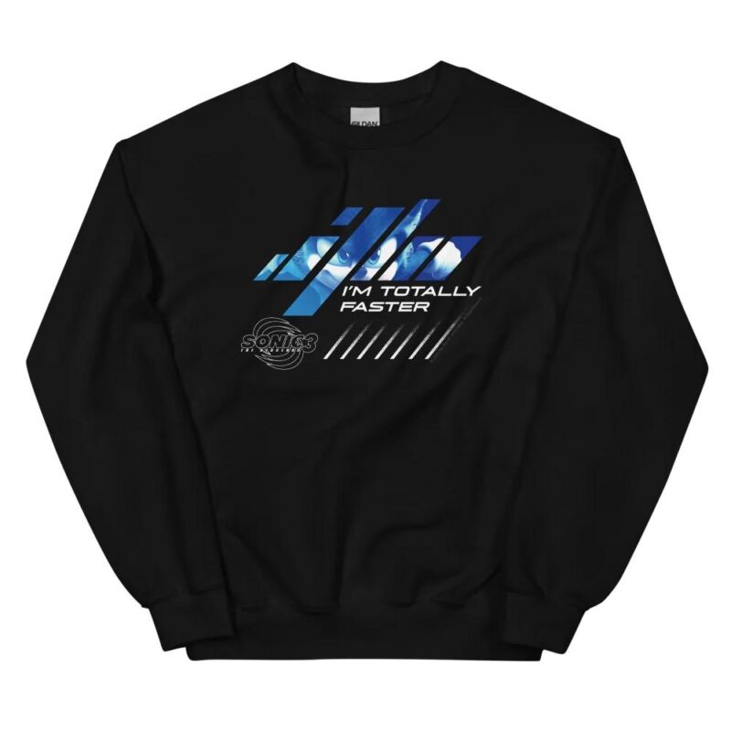 Sonic the Hedgehog 3 I'm Totally Faster Sweatshirt