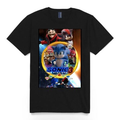 Sonic The Hedgehog 3 Movie Fan Shirt