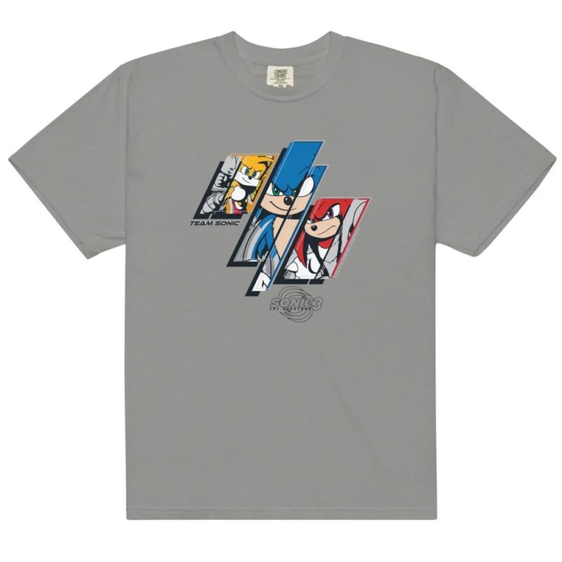 Sonic The Hedgehog 3 Team Sonic Comfort Colors Shirt