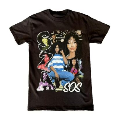 SZA Guess SOS Graphic Tee Shirt