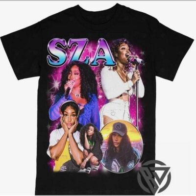 SZA RB Singer Rap Style Concert Tour Shirt