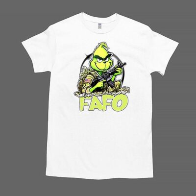 The Grinch Fafo Merry Christmas T Shirt