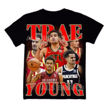 Trae Young NBA Atlanta Hawks Basketball Shirt