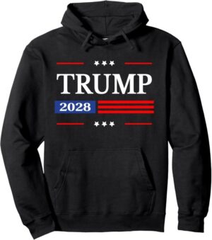 Trump 2028 Flag President Pro Trump 2028 Hoodie