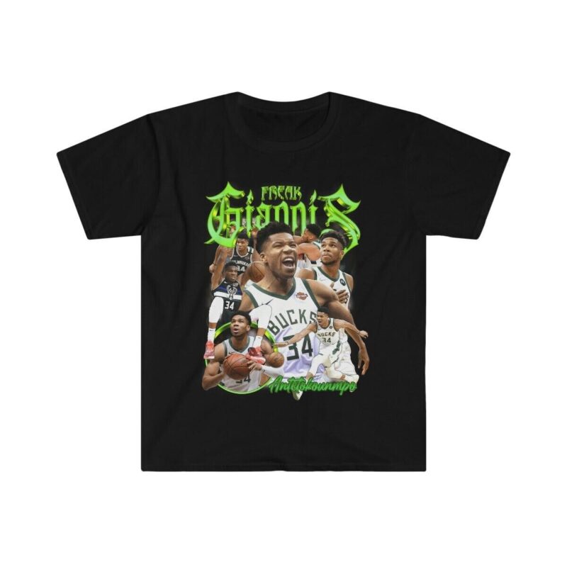 Unisex Giannis Antetokounmpo Softstyle Sports Fan Shirt