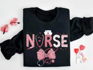 Valentine's Day Pediatric Nurse Shirt