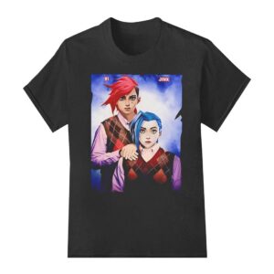 Vi X Jinx League of Legends Step Brothers shirt