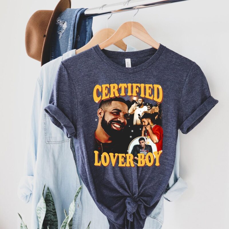 Vintage Drake Certified Lover Boy T-Shirt, Drake Merch, Drake Rap Shirt