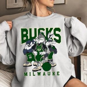 Vintage Milwaukee Bucks Basketball NBA Sweatshirt