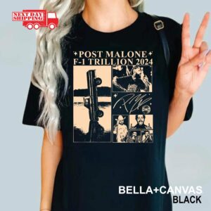 Vintage Post Malone F1 Trillion Tour 2024 T-Shirt