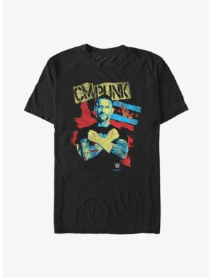 WWE CM Punk Portrait Stance Shirt