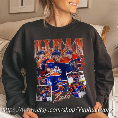 Zach Hyman Shirt Ice Hockey American Professional Hockey Sweatshirt