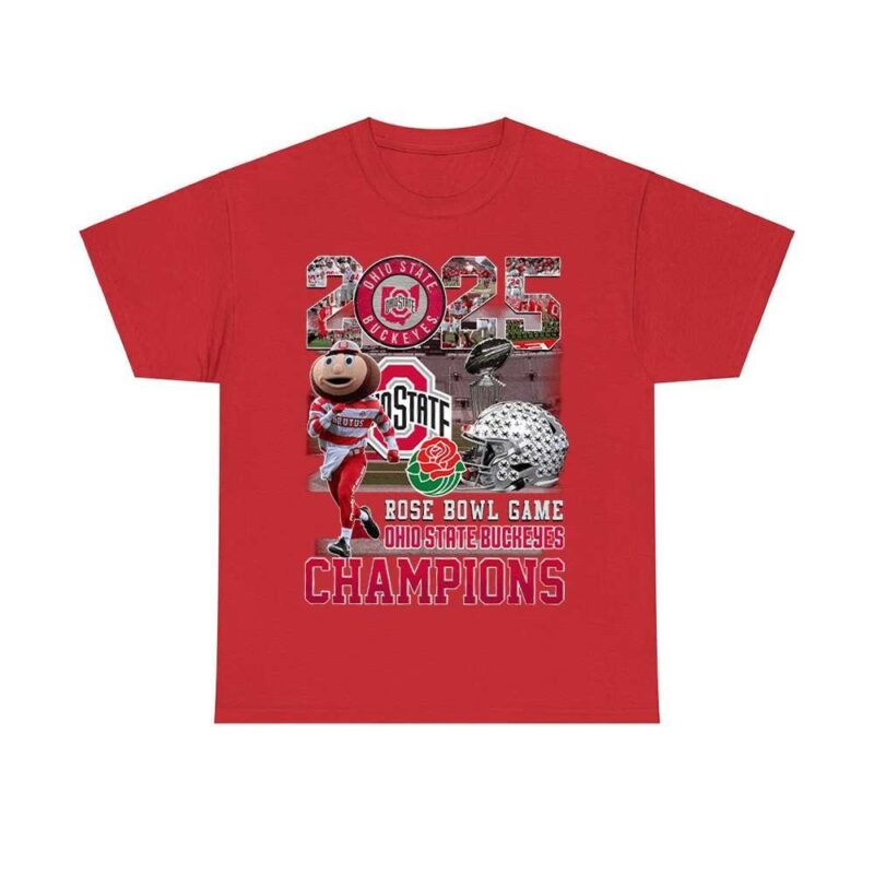 2025 Rose Bowl Game Ohio State Champions Shirt