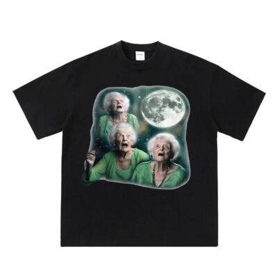 3 Grandmas howling at the moon meme shirt