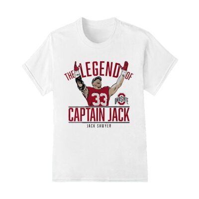 The legend of captain Jack Sawyer Ohio State Buckeyes football shirt