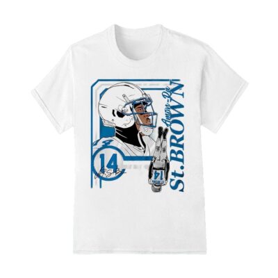 Amon-Ra St. Brown Detroit Lions NFL collage shirt