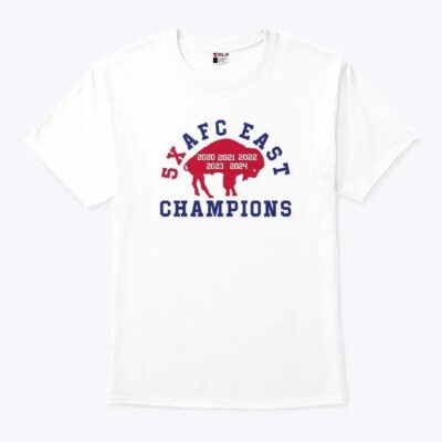 Buffalo Bills 5X AFC East Champions Shirt