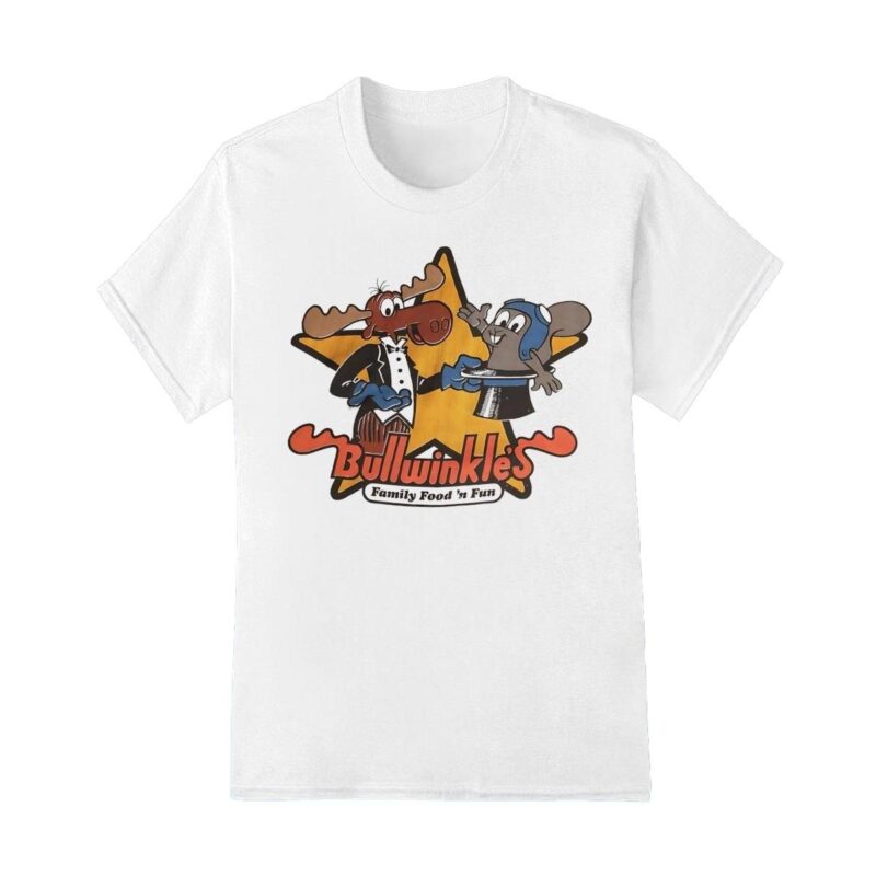 Bullwinkle's family food 'n fun shirt