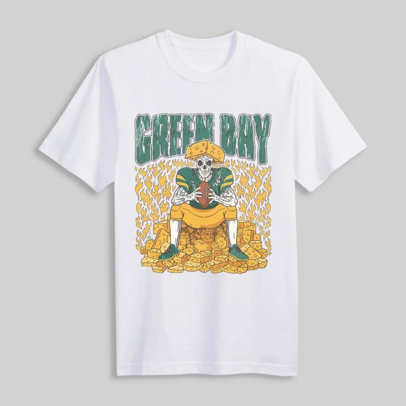 Cheesehead Skeleton Players Green Bay Packers Shirt