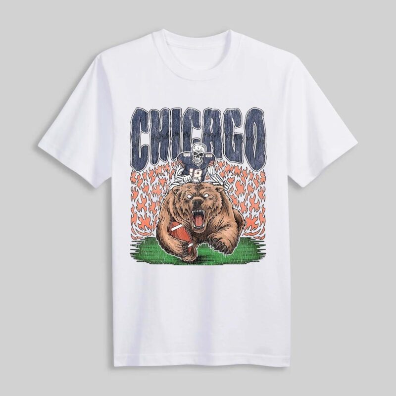 Chicago Bear Skeleton Football Shirt