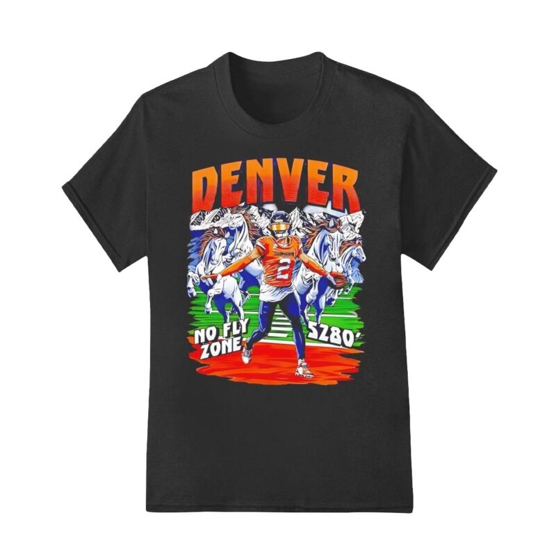 Denver Broncos pro bowler DB Pat Surtain II no fly zone 5280 Shirt