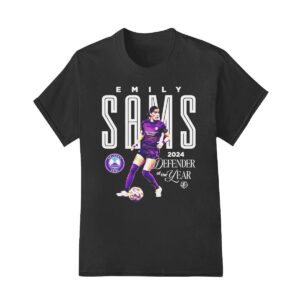 Emily Sams Orlando Pride 2024 defender of the year shirt