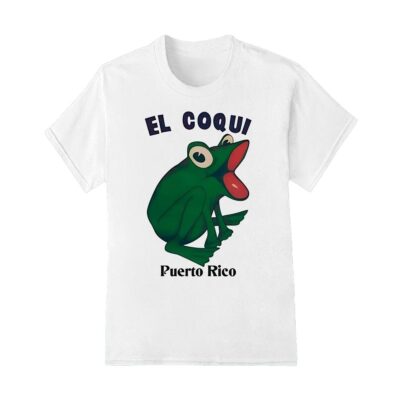 Frog El Coqui Puerto Rico shirt