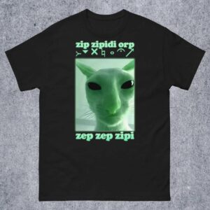 Funny Alien Cat Dank Meme Tee Shirt