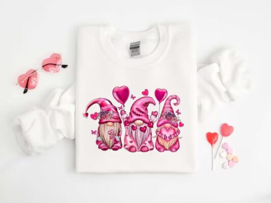 Gnomes Valentines Day Sweatshirt