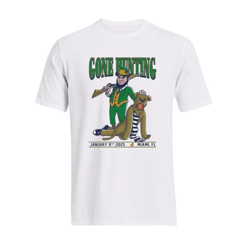 Gone Hunting Notre Dame Fighting Irish shirt