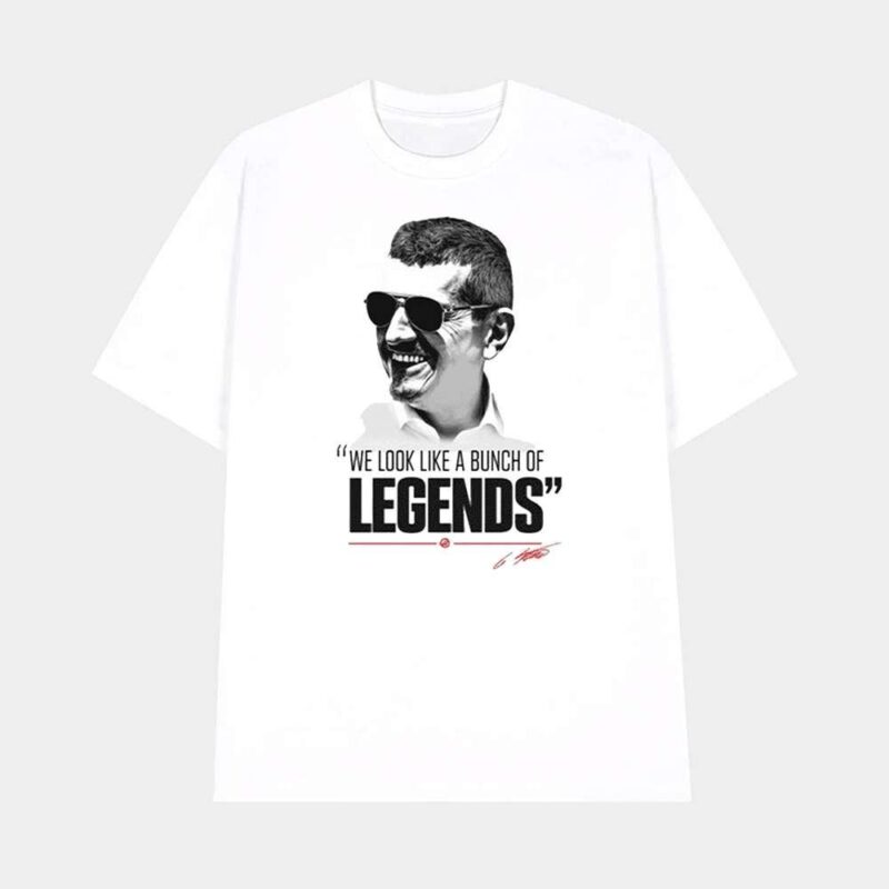 Gunther Steiner We Look Like A Bun Legends Shirt