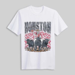 Houston Texans Cowboy Skeleton Football Shirt