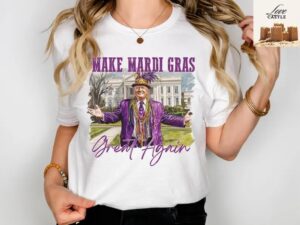 Make Mardi Gras Great Again Mardi Gras Trump Shirt