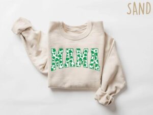 Mama Shamrock St Patrick's Sweatshirt