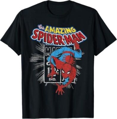 Marvel The Amazing Spider-Man Comic Shirt