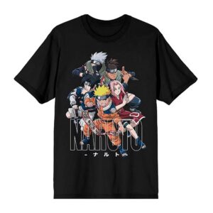 Mens Short Sleeve Naruto Graphic Shirt