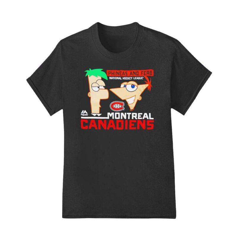 Montreal Canadiens Phineas and Ferb shirt