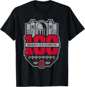 Ohio State 100 Years Of Football Logo Shirt