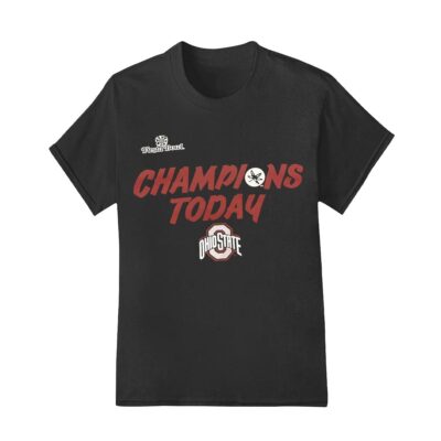 Ohio State Buckeyes champions today fiesta bowl 2025 shirt