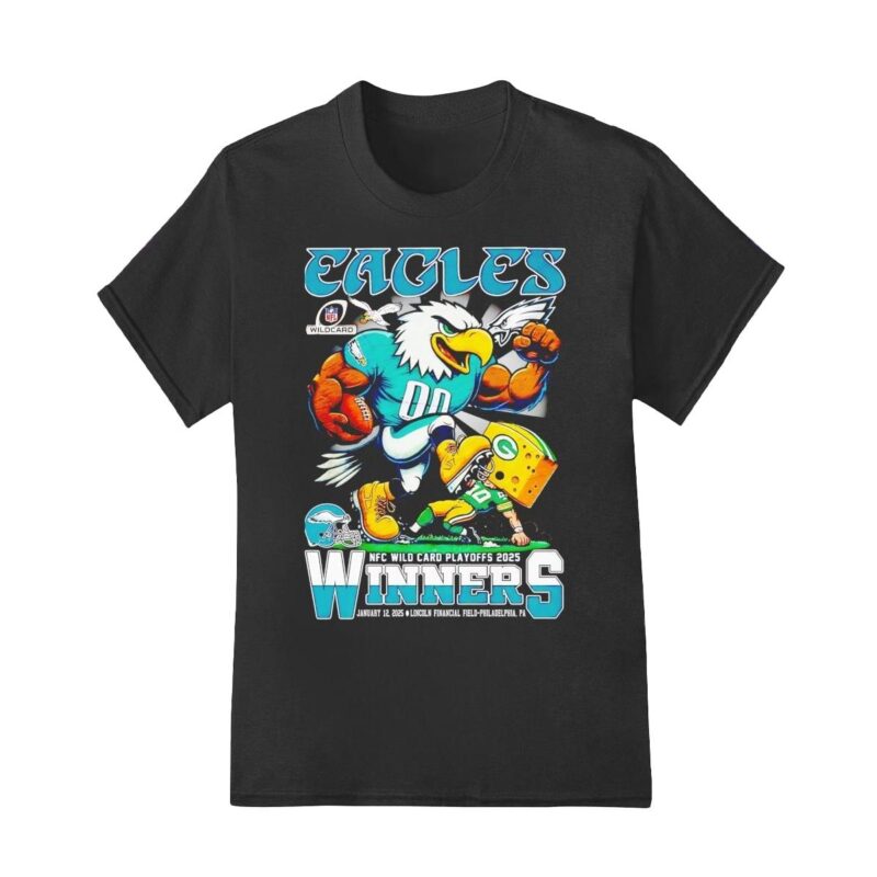 Philadelphia Eagles Winners NFC Wild Card Playoff 2025 shirt