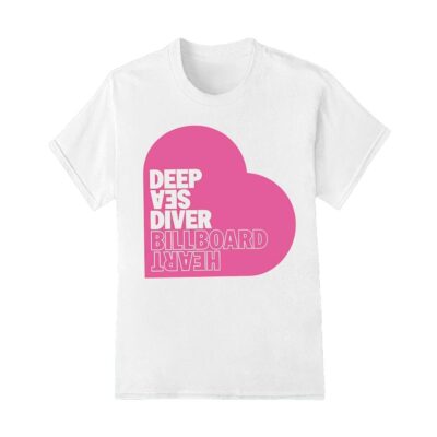 Pink Heart Billboard Deep Sea Diver Shirt