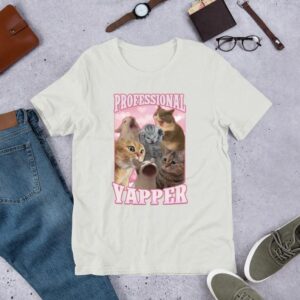 Professional Yapper Funny Cat Meme shirt