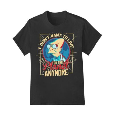 Professor Farnsworth Futurama Shirt Ready to Leave This Planet