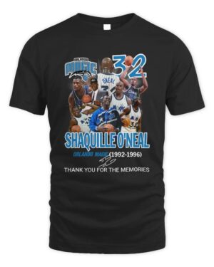 Shaquille O'neal Orlando Magic Thank You Shirt