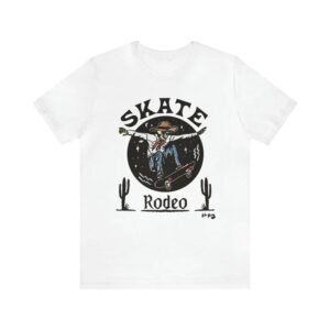 Skate Rodeo Skull Cowboy Shirt