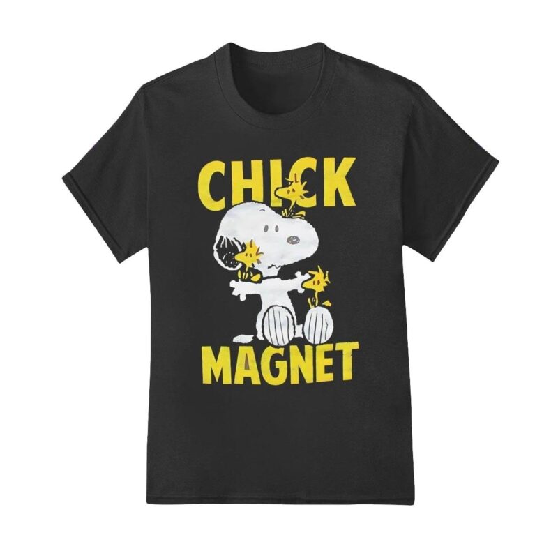 Snoopy and Woodstock chick magnet shirt