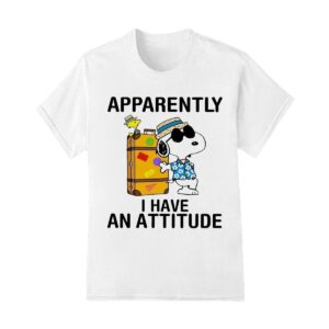 Snoopy apparently i have an attitude shirt