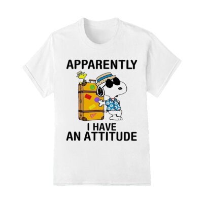 Snoopy apparently i have an attitude shirt