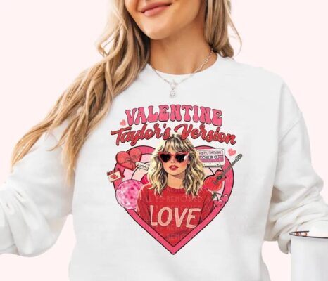 Swifti Valentines Day Taylors Version Sweatshirt